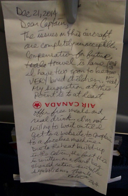 Heart chilling Air Canada Christmas Tale